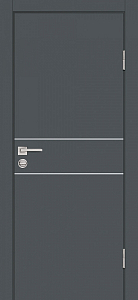 Товар Межкомнатная дверь П-15 Графит матовый